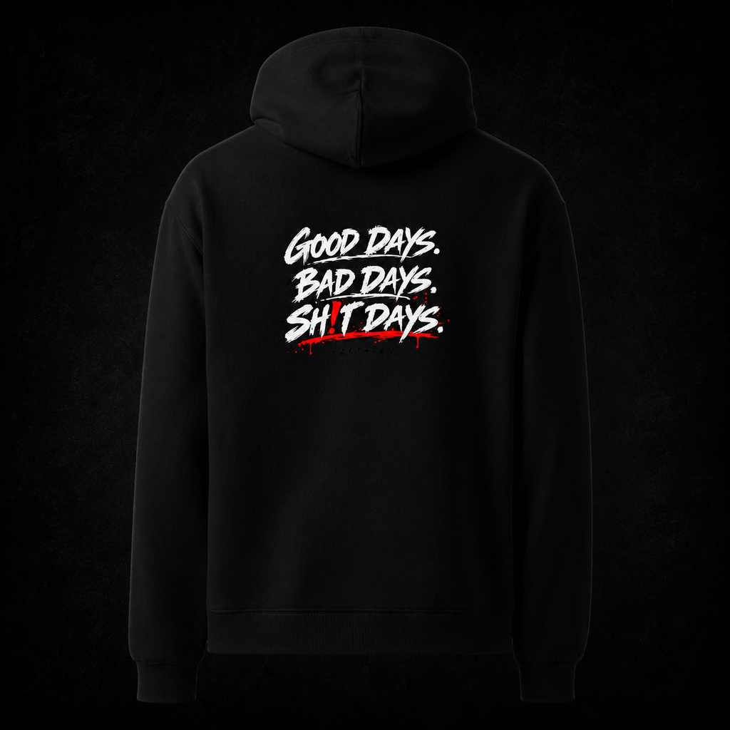 SH!T Days Hoodie — Black