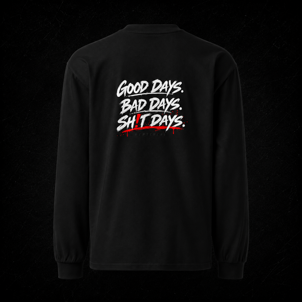 SH!T Days Heavyweight Long Sleeve — Black