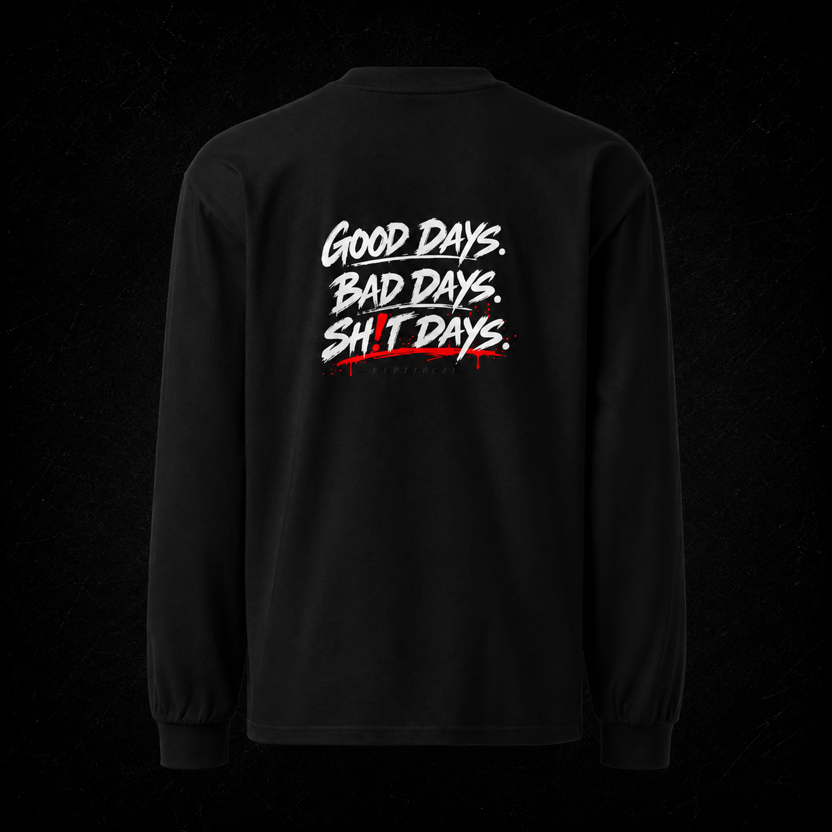 SH!T Days Heavyweight Long Sleeve — Black